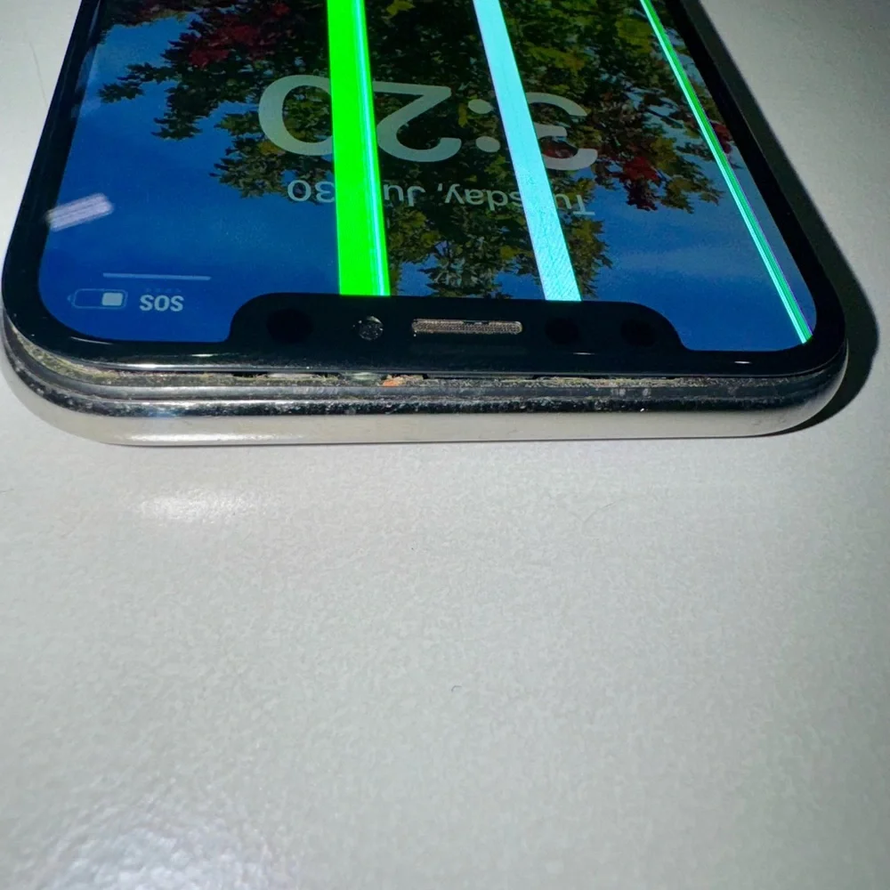 Apple iPhone X (A1901) 256 GB in Silver - Unlocked
